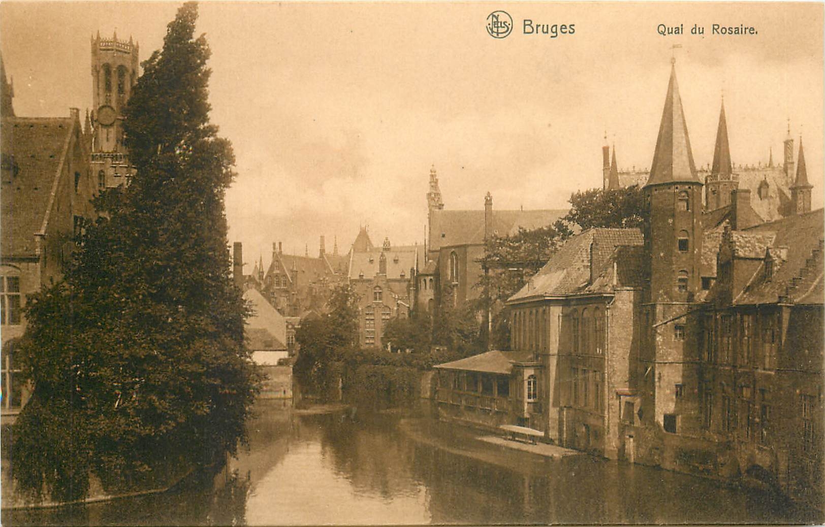 CPA Bruges Quai du Rosaire 