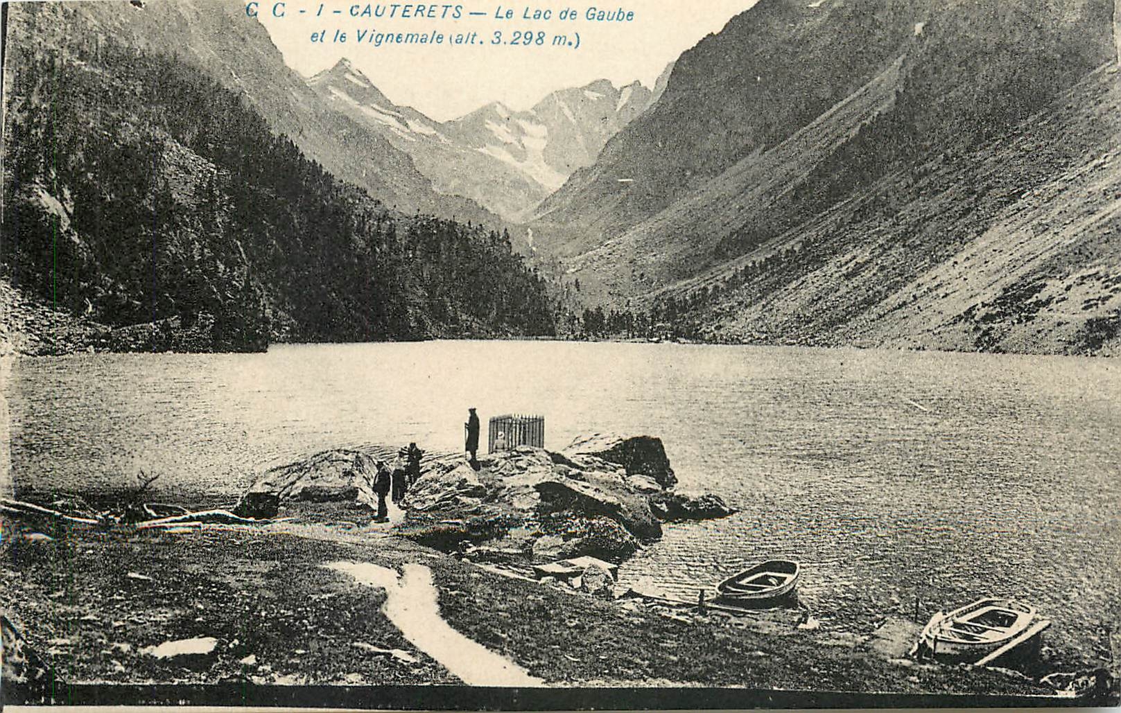 Cauterets — Le Lac de Gaube et le Vignemale (alt. 3.298 m.)