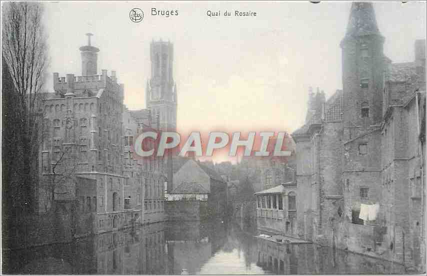 CPA Bruges Quai du Rosaire 