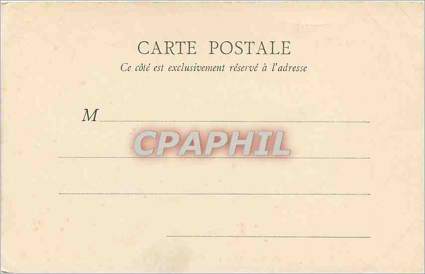 Fontainebleau — Innenansicht des Tapisserie-Saals — B.F., Paris — Rückseite
