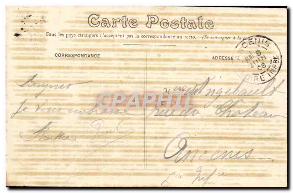 Dieppe CPA Le casino — Verso