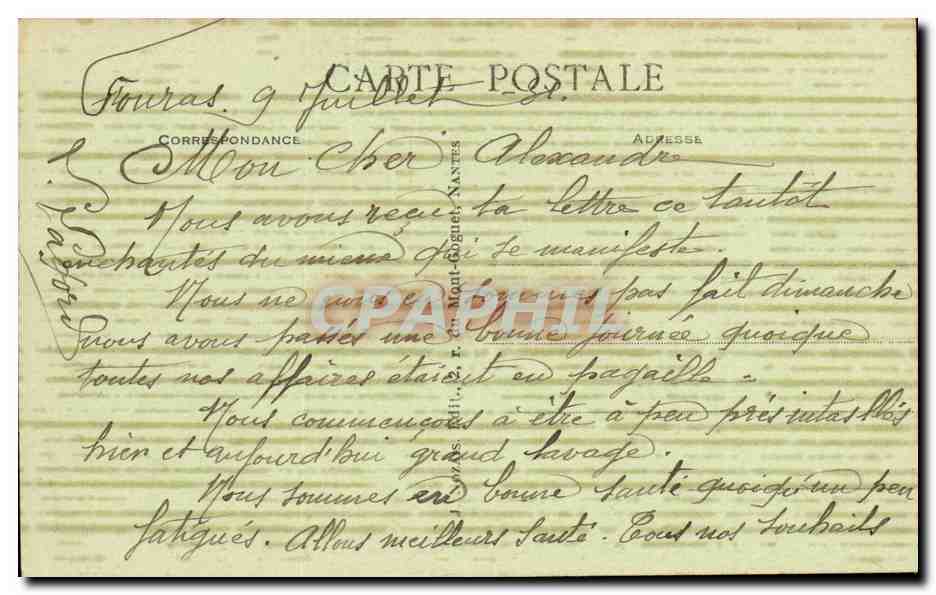 A la mer CPA Non jeune femme vous ne nous verrez pas de plus pres ! (Fouras) — Back