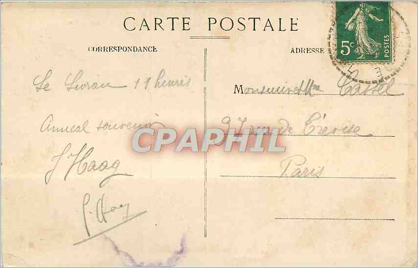 CPA L'Auvergne pittoresque le Lioran Vallee de Font Altagnon Puy Griou  — Rückseite
