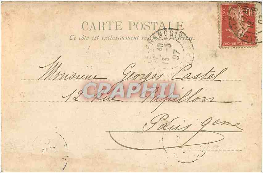 CPA Dijon vue generale  — Rückseite