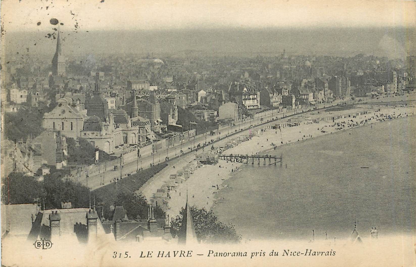 CPA Le Havre Panorama pris du Nice Havrais 