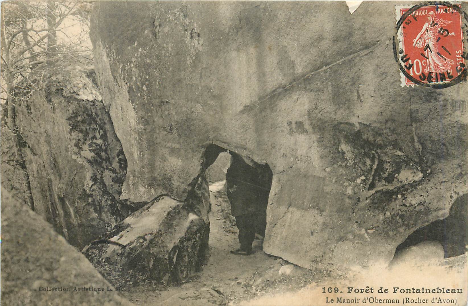 Le Manoir d'Oberman (Rocher d'Avon) — Forêt de Fontainebleau — Collection Artistique L. M.