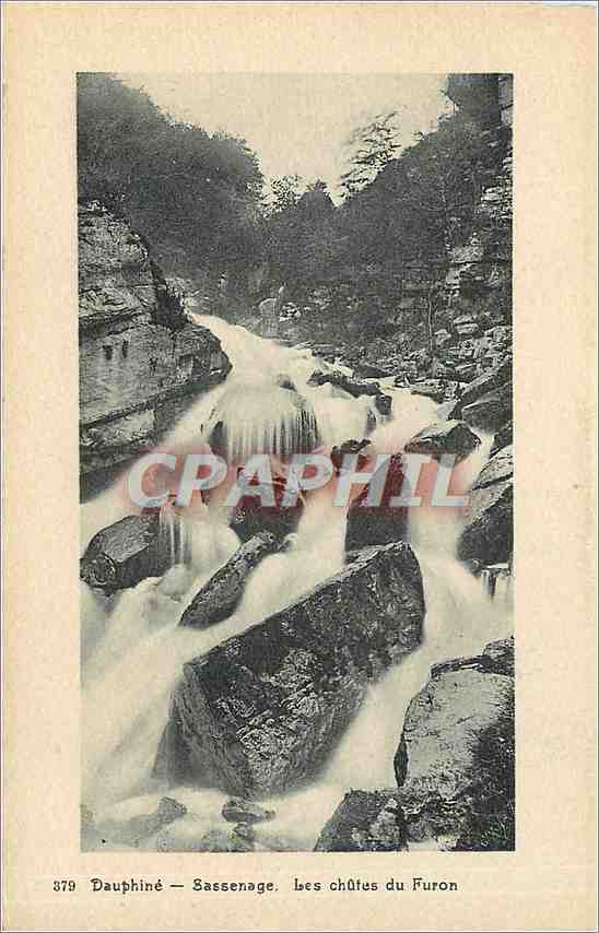 CPA Dauphine Sassenage les chutes du Furon 