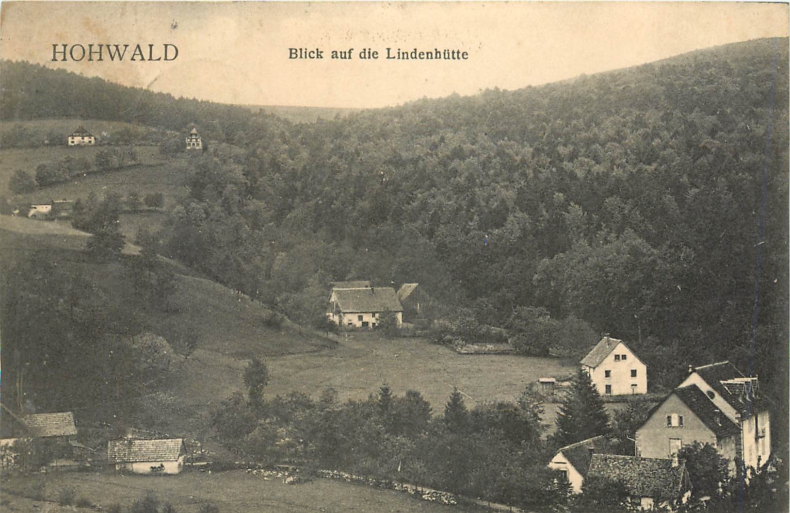 CPA Hohwald Blick auf die Lindenhutte 