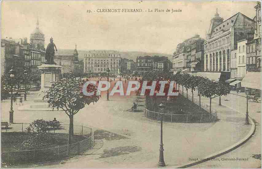 CPA Clermont Ferrand la place de Jaude 