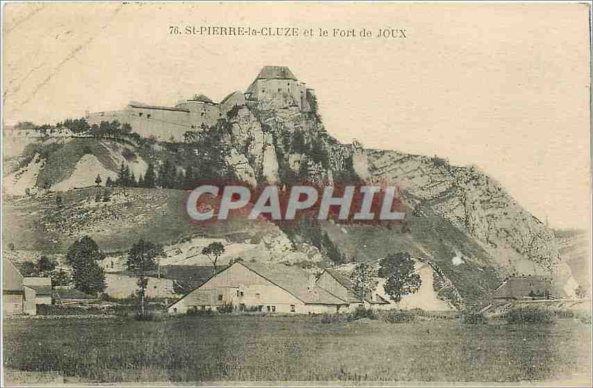 St-Pierre-la-Cluze et le Fort de Joux — 76. St-Pierre-la-Cluze et le Fort de Joux