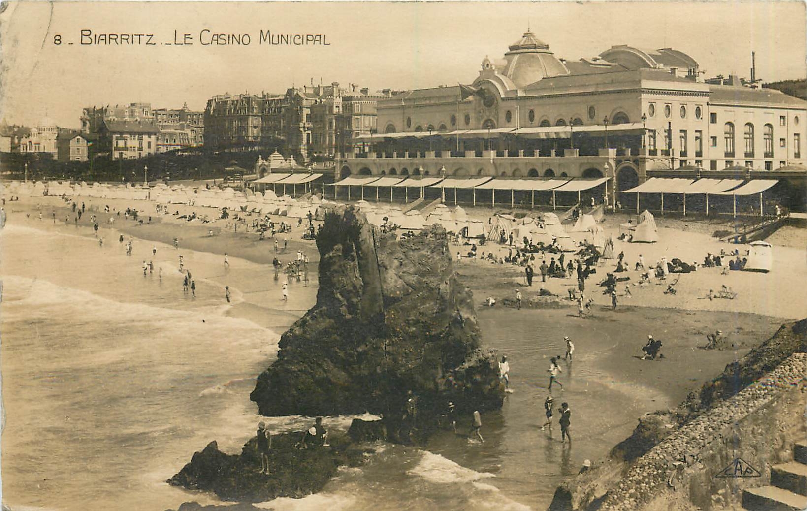 Biarritz - Le Casino Municipal — éditeur A.P. n°8