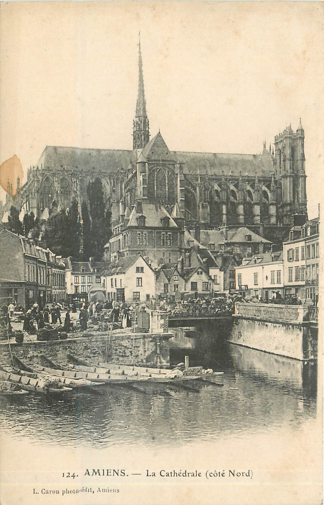 CPA Amiens La Cathedrale cote nord 
