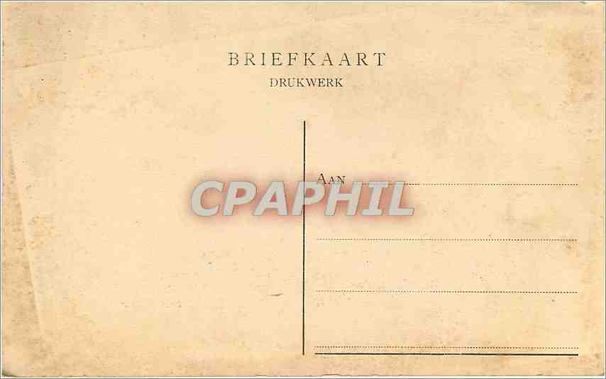 CPA Amsterdam O Z Voorburgwal  — Rückseite