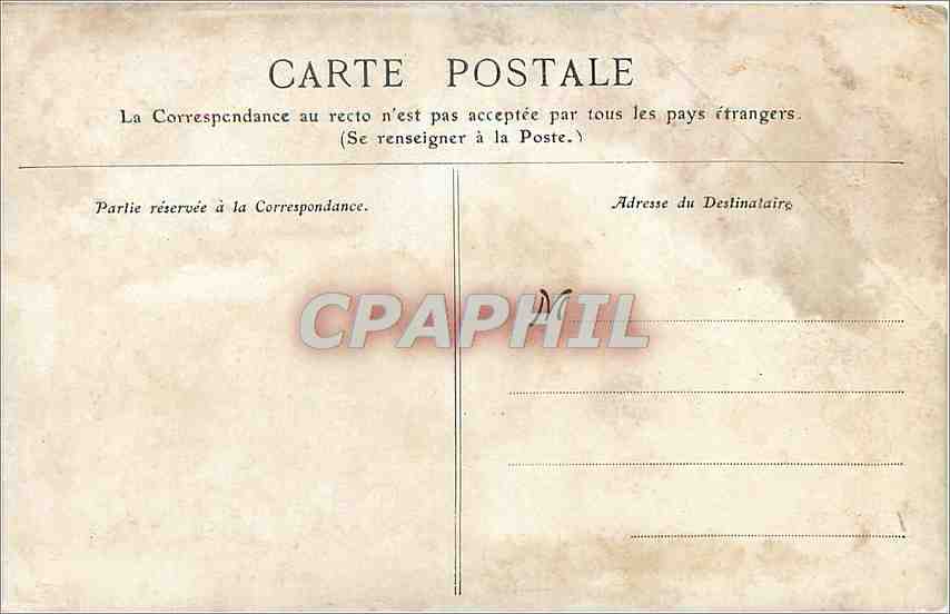 CPA Belfort le lion  — Verso