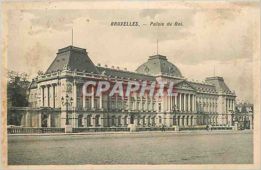 CPA Bruxelles palais du roi 