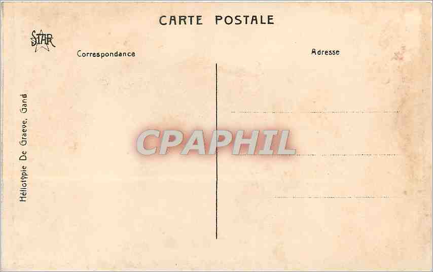 CPA Mont St Amand Gand Eglise Ste Elisabeth  — Back