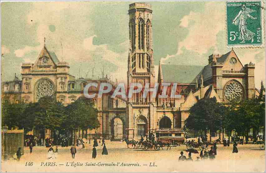 CPA Paris l'Eglise Saint Germain l'Auxerrois 