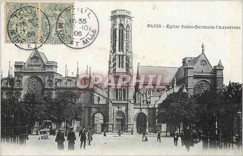 CPA Paris Eglise Saint Germain l'Auxerrois 