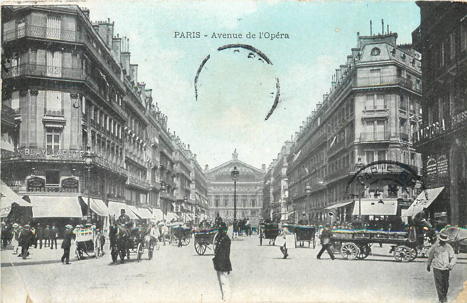 CPA Paris Avenuue de l'Opera 