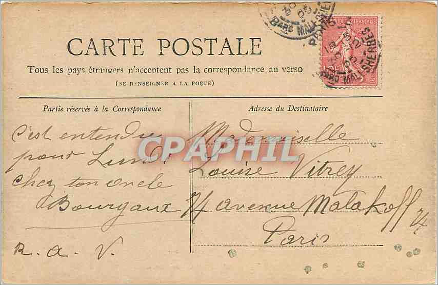 CPA Collection Petit Journal Paris Saint Germain l'Auxerrois  — Verso