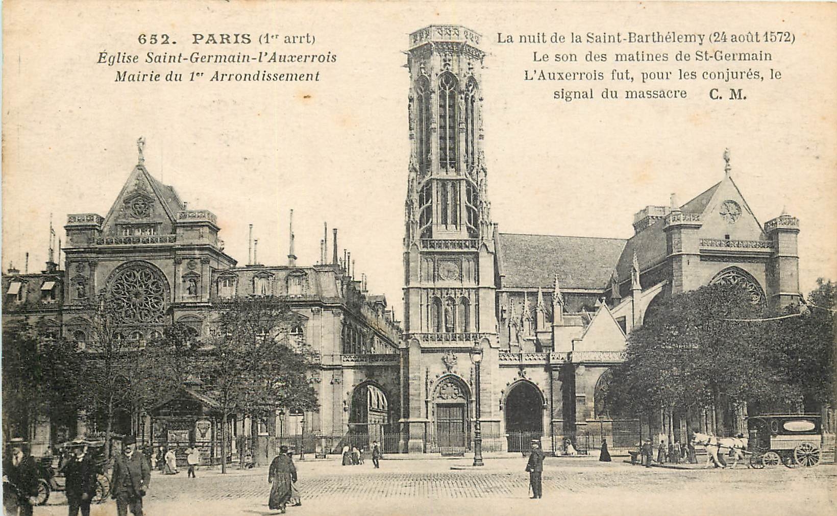 CPA Collection Petit Journal Paris 1er arrt eglise Saint Germain l'Auxerrois Mairie du 1er Arrondiss