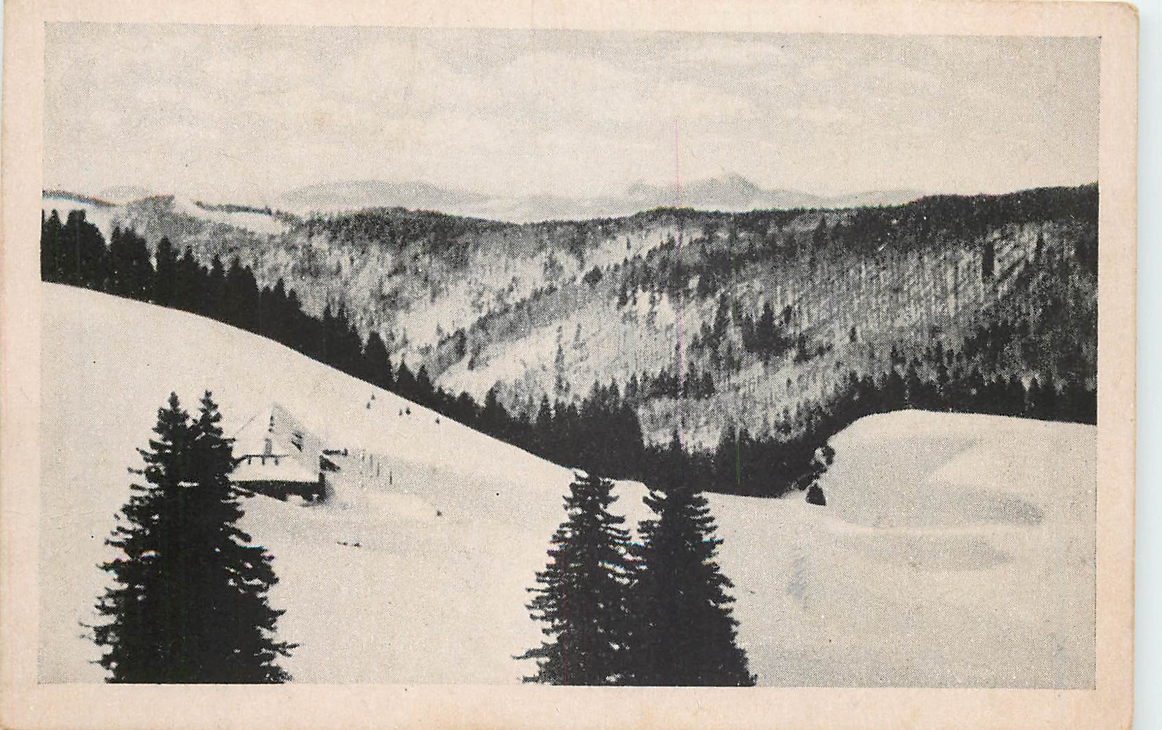 CPA Deutsche Heimat Serie Schwarzwald Krunkelbach Hutte Belchenblick 