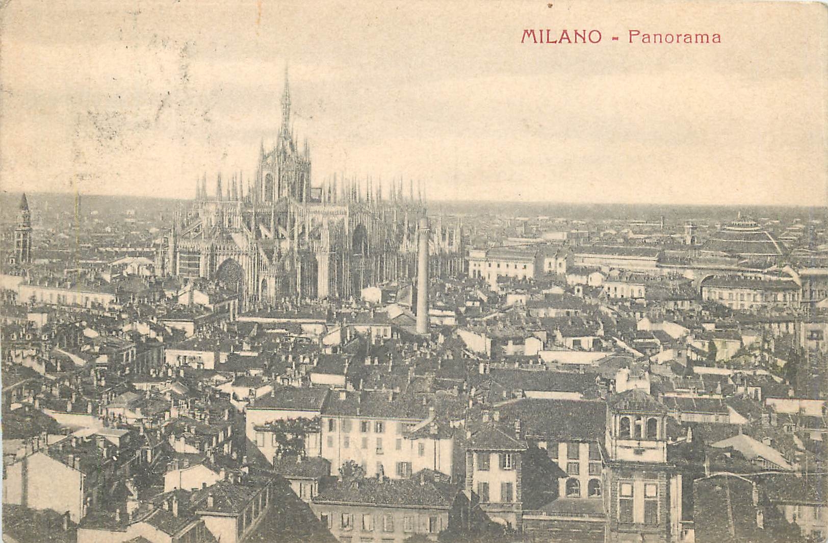 CPA Milano Panorama 