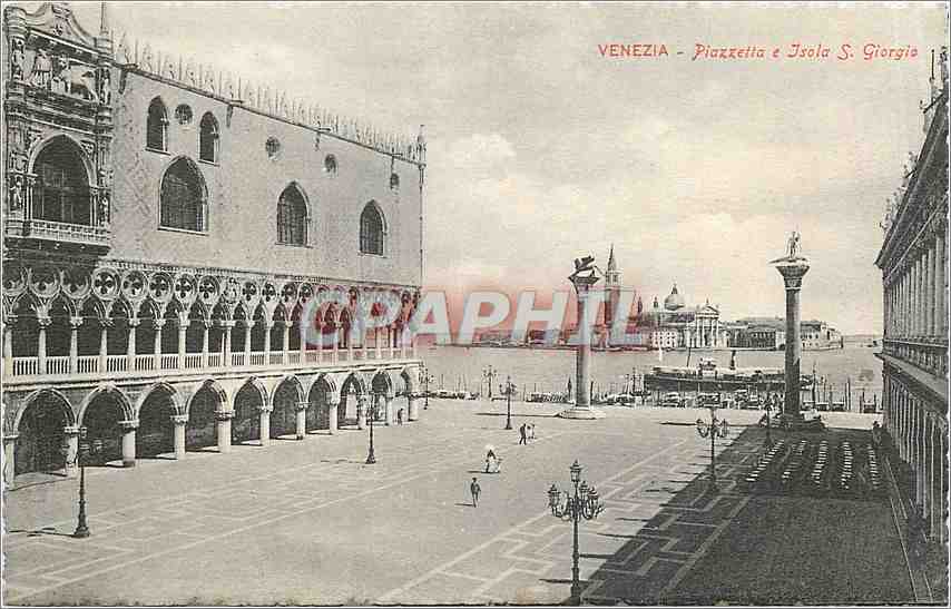 CPA Venezia Piazzetta e Isola S Giorgio Bateau