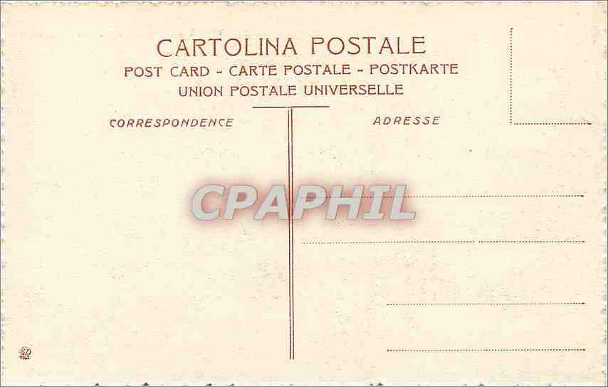 CPA Venezia Piazzetta e Isola S Giorgio Bateau — Rückseite