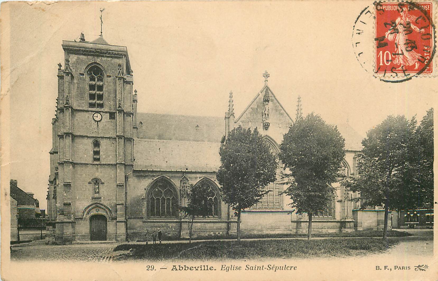 CPA Abbeville Eglise Saint Sepulcre 