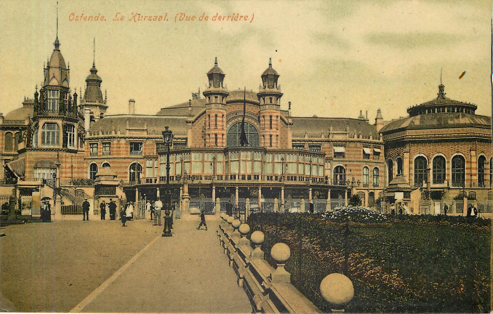 CPA Ostende le Kursaal vue de derriere 