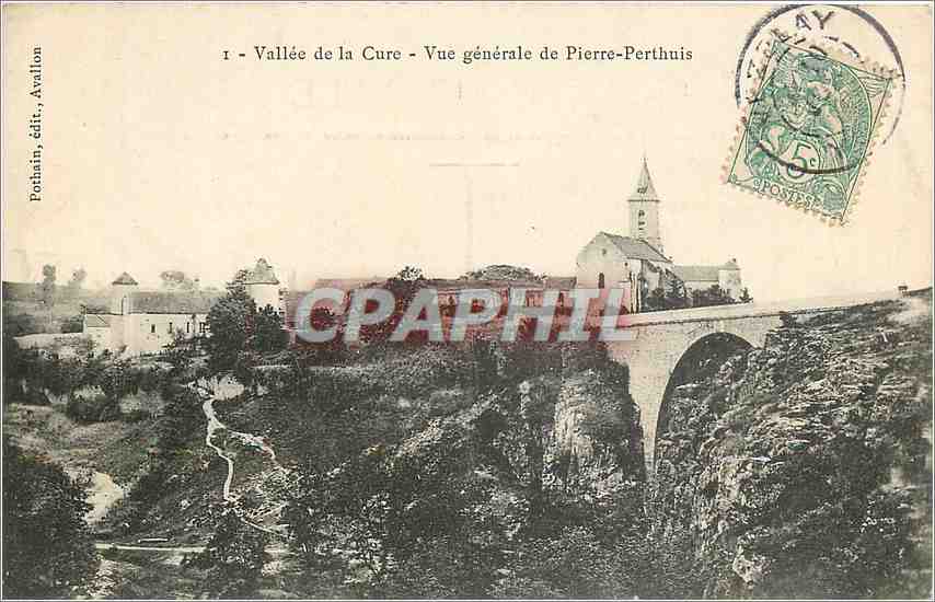 CPA Vallee de la Cure vue generale de Pierre Perthuis 