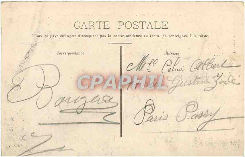 CPA Vallee de la Cure vue generale de Pierre Perthuis  — Back