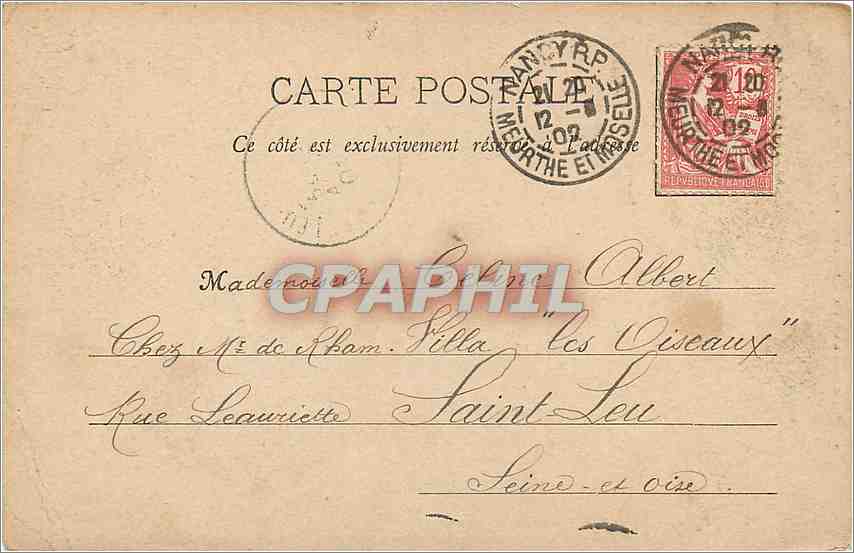 CPA Nancy fontaine d'Amphitrite — Reverso