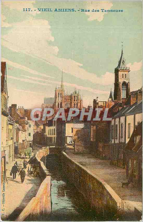 CPA Vieil Amiens rue des Tanneurs 