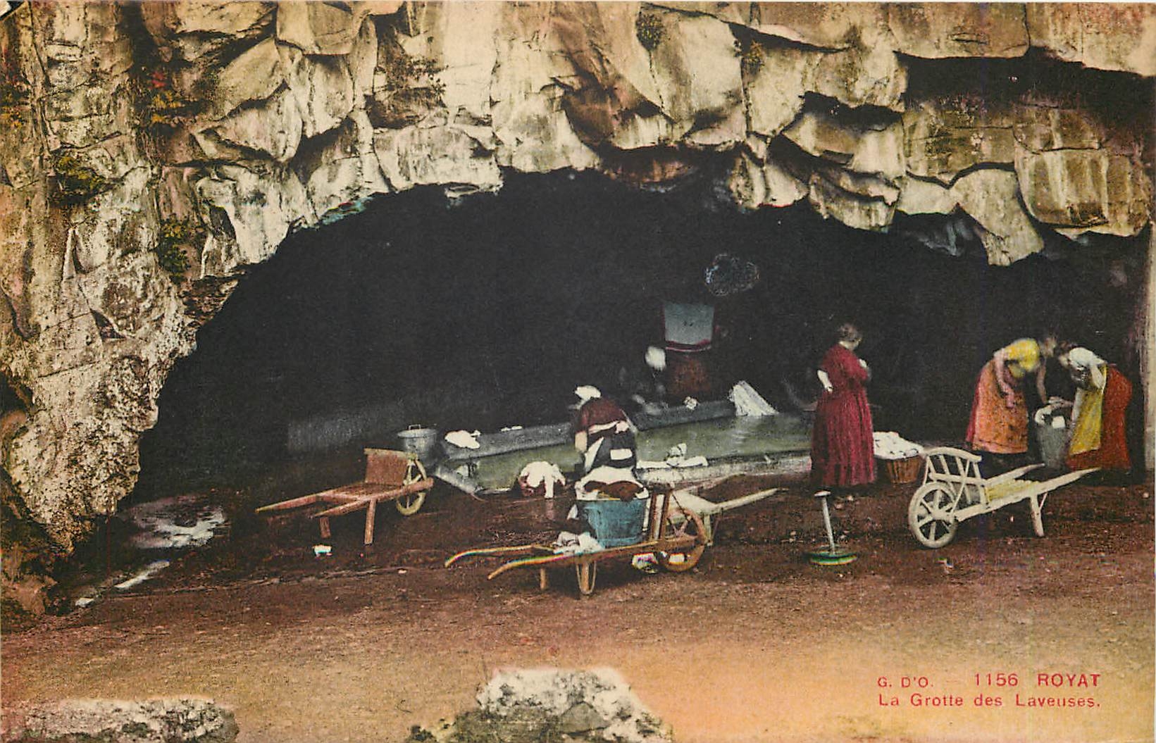 La Grotte des Laveuses — Royat — G. D'O. 1156
