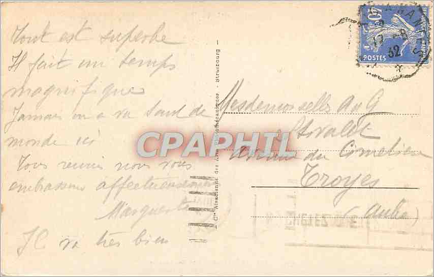 CPA La Baule les Boulevards  — Rückseite