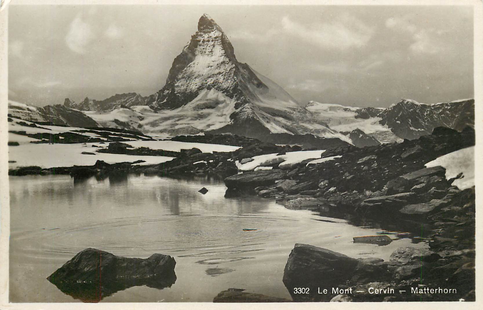 CPA Le Mont Cervin Matterhorn 