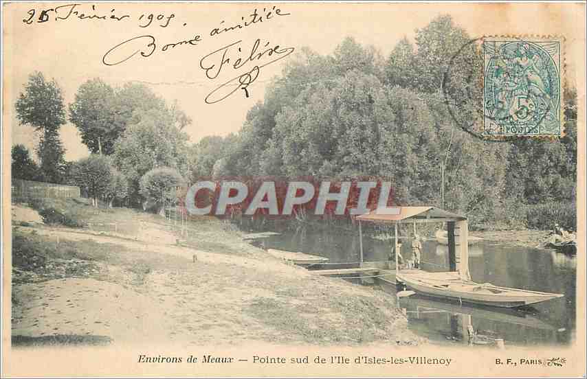 Environs de Meaux — Pointe sud de l'Île d'Isles-les-Villenoy — B.F. Paris