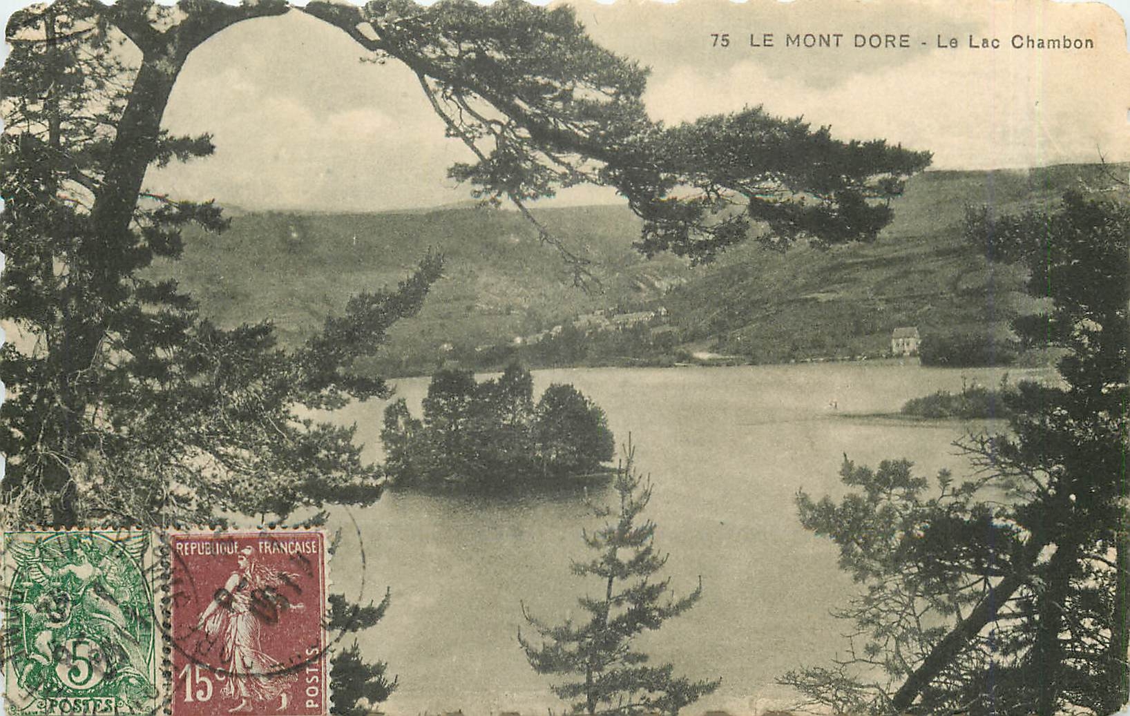 CPA Le Mont Dore le lac Chambon 