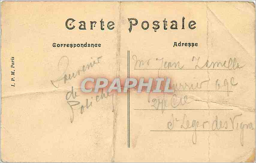 CPA Villemomble vue generale  — Rückseite