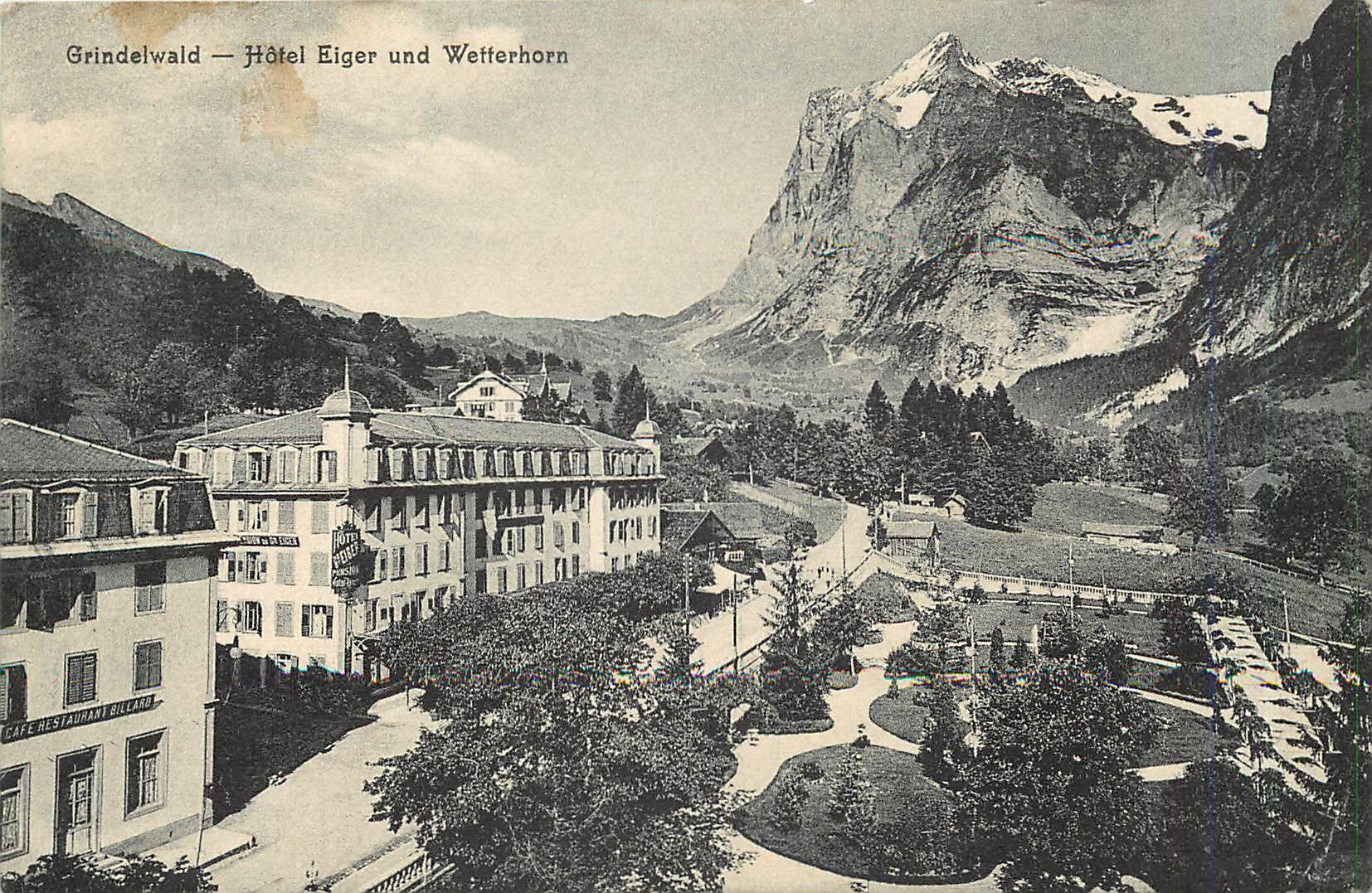 CPA Grindelwald hotel Eiger und Wetterhorn 