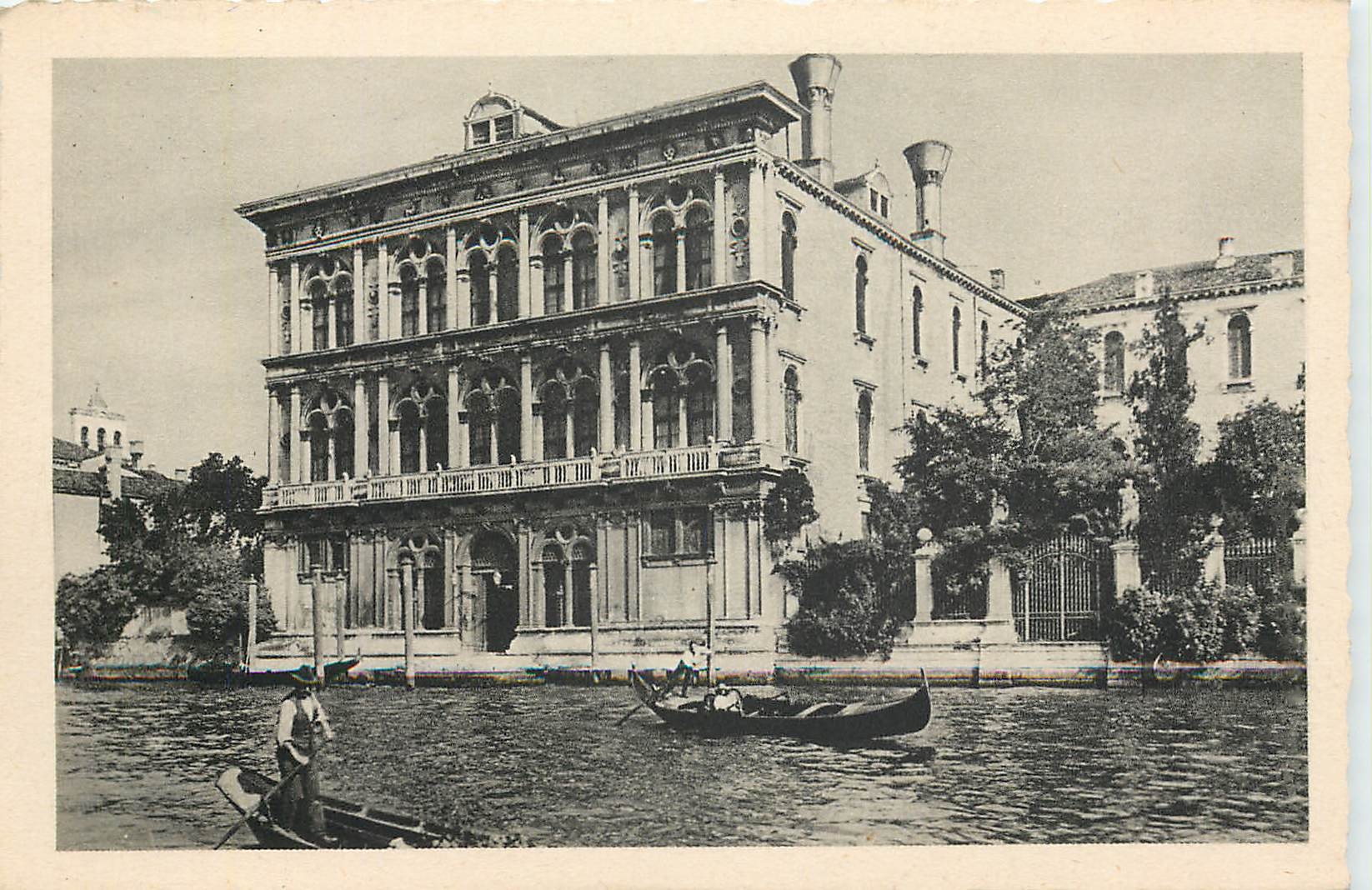 CPA Venezia canal grande palazzo Vendramin Calergi 