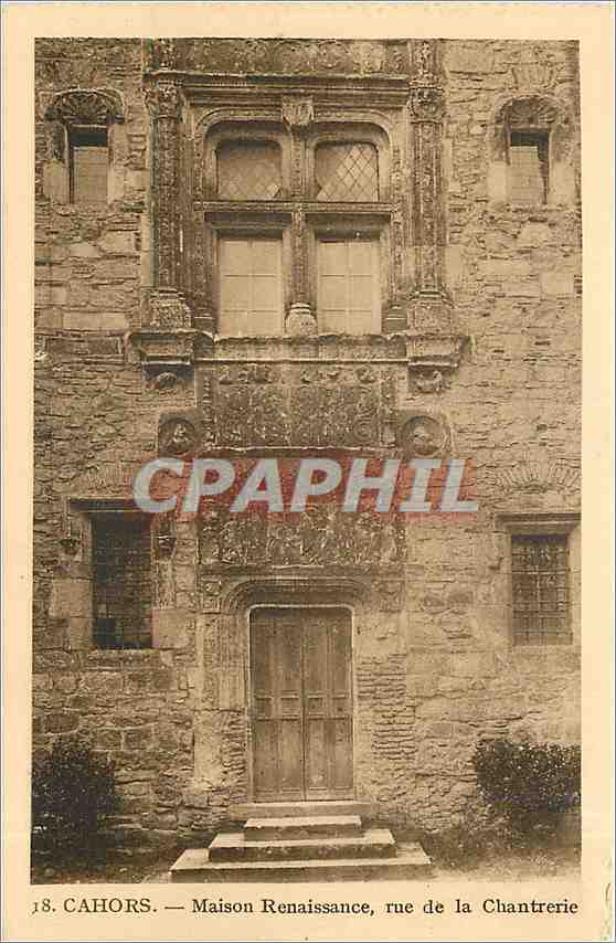 CPA Cahors Maison Renaissance rue de la Chantrerie 