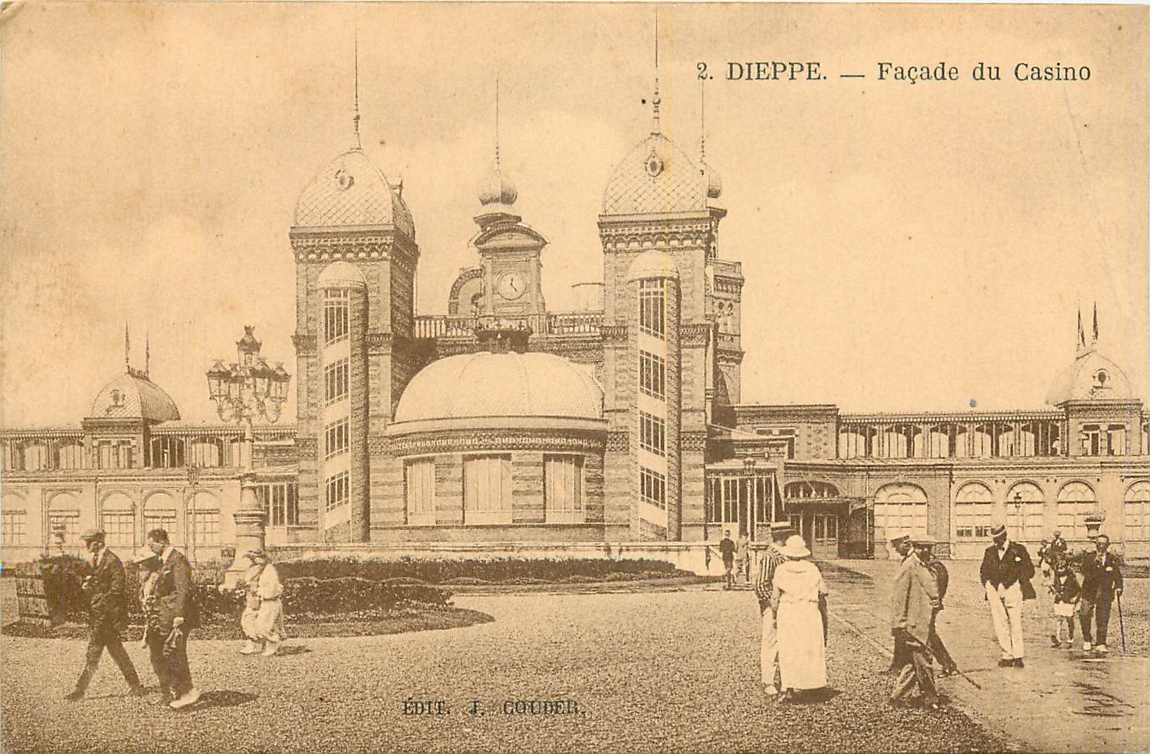 CPA Dieppe facade du casino 