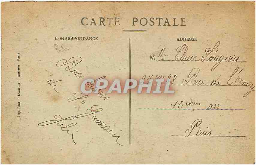CPA St Germain en Laye le chateau XVI siecle vu du parc  — Verso