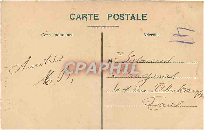 CPA Moret sur Loing porte de Samois  — Back