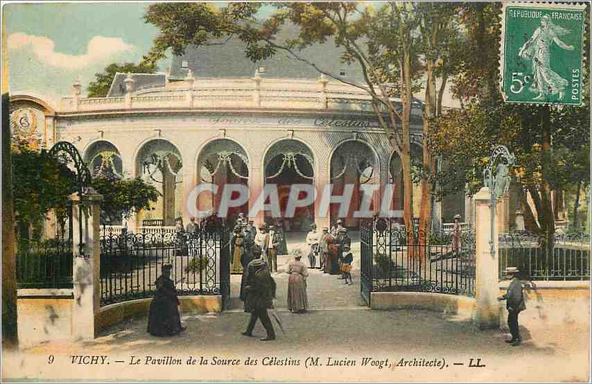CPA Vichy le pavillon de la source des celestins 