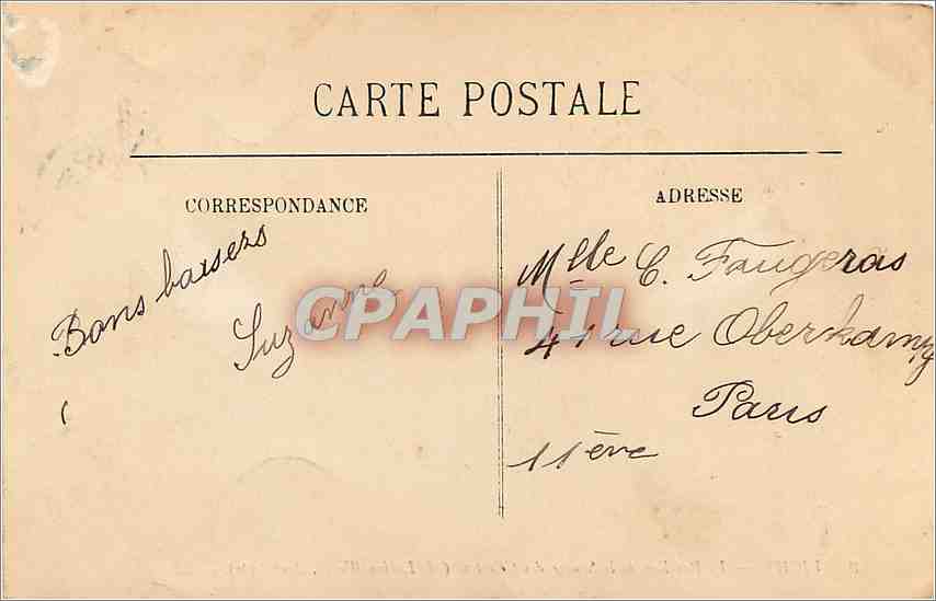 CPA Vichy le pavillon de la source des celestins  — Rückseite