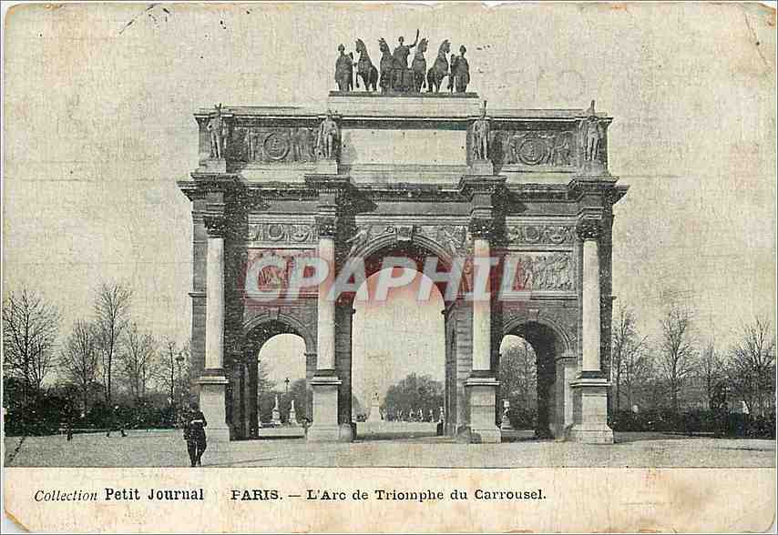 CPA Collection petit journal Paris l'Arc de Triomphe du Carrousel 